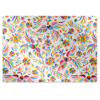 Podložka pod stoličku na kolieskach Vtáky