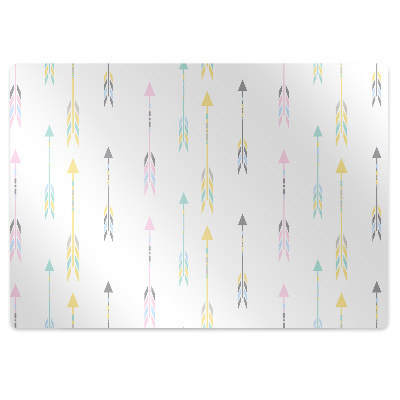 Podložka pod stoličku na podlahu Šípky