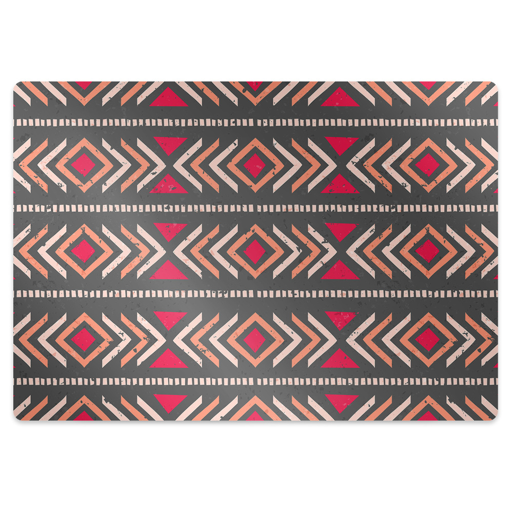 Podložka pod stoličku Geometrické africké etnické vzory,