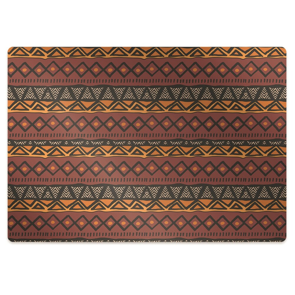 Podložka pod stoličku na podlahu Africký dizajn