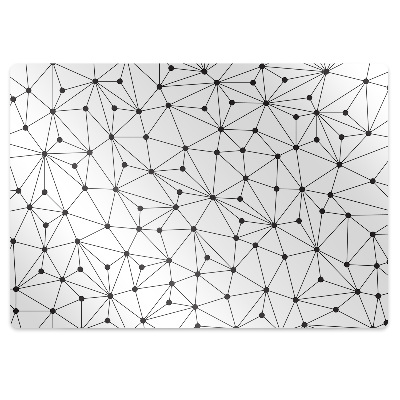 Ochranná podložka pod stoličku Čiary a bodky