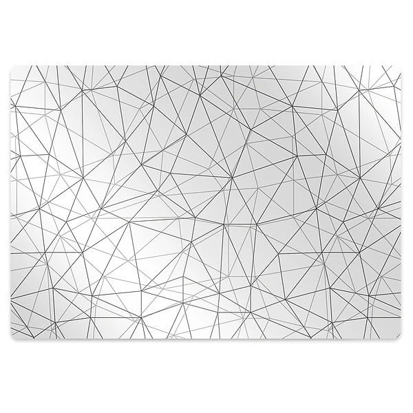 Podložka pod stoličku na podlahu Geometrické línie