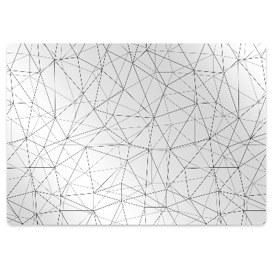 Podložka pod stoličku na podlahu Geometrické línie
