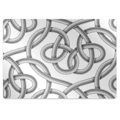 Podložka pod stoličku na kolieskach Prepletený kábel