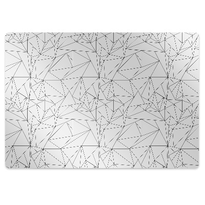 Podložka pod stoličku na kolieskach Jednoduché trojuholníky