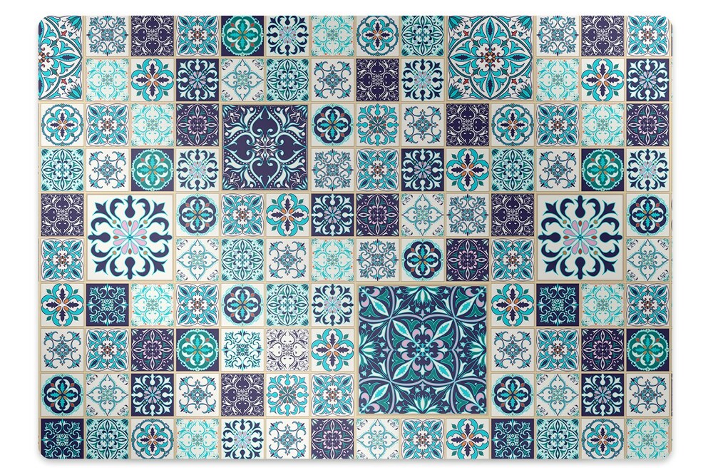 Ochranná podložka pod stoličku Krásny patchwork