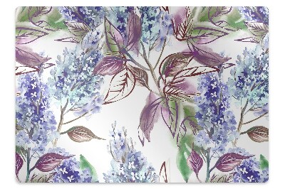 Ochranná podložka pod stoličku Fialové listy