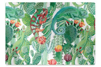 Ochranná podložka pod stoličku Chameleóny