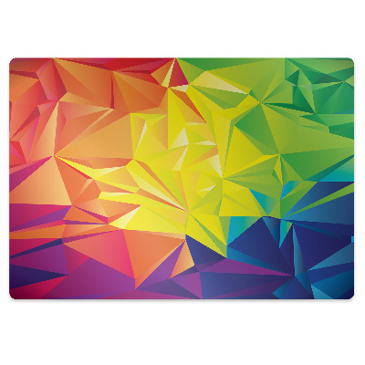 Ochranná podložka pod stoličku Farba abstrakcie