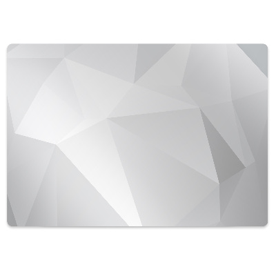 Podložka pod stoličku na podlahu Biela abstrakcia