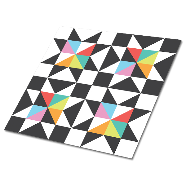 Vinylové dlažby Farebná geometria