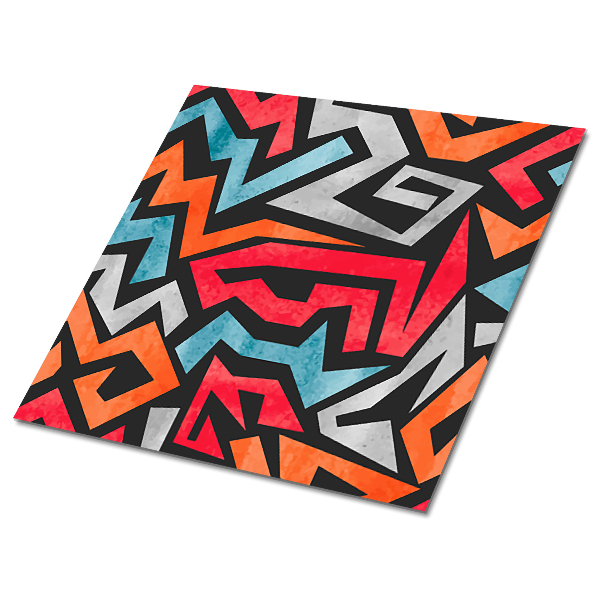 Vinylové obklady na stěnu Farebné graffiti