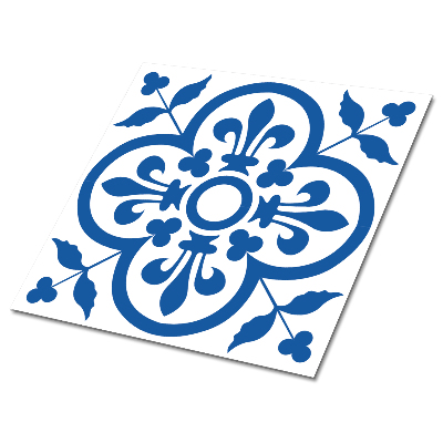 Samolepiace pvc obklady Modrý umelecký motív