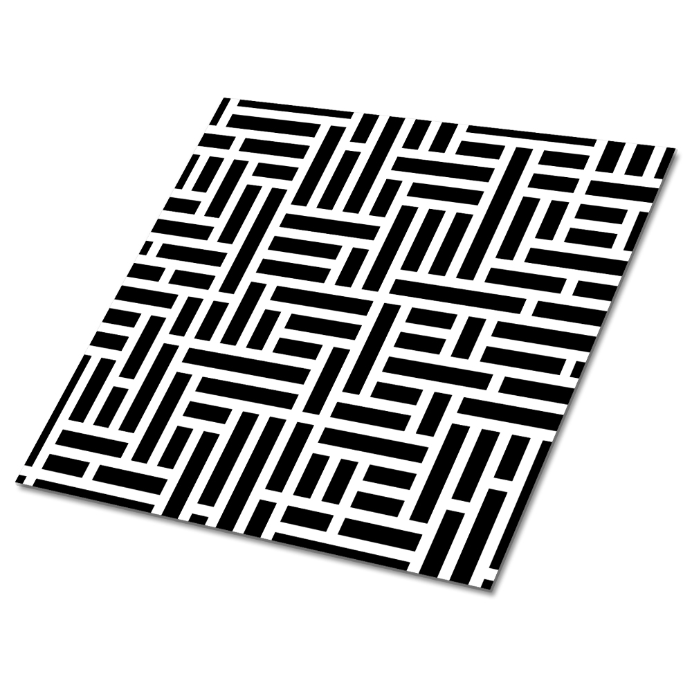 Samolepiace pvc obklady Bielo-čierny vzor