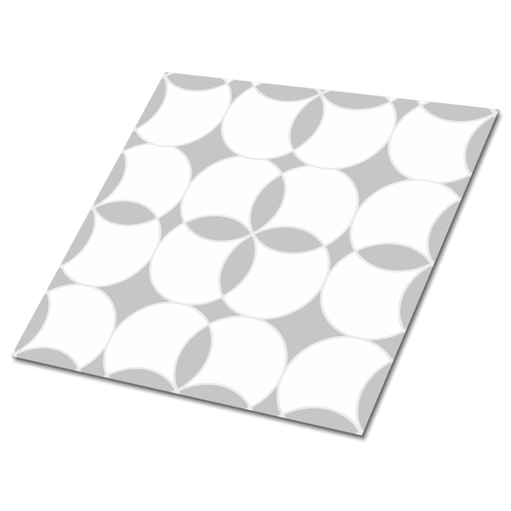 Pvc obklady Kruhy v sivej farbe