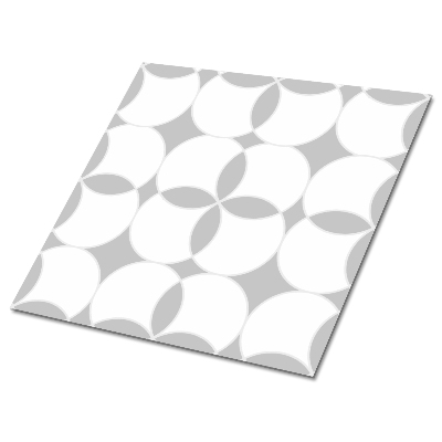 Pvc obklady Kruhy v sivej farbe