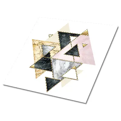 Vinylové dlažby s geometrickým mramorovým vzorom