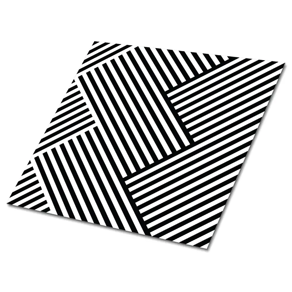Vinylové obklady na stenu Čierne geometrické línie