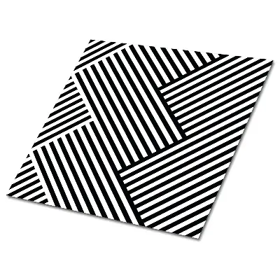 Vinylové obklady na stenu Čierne geometrické línie