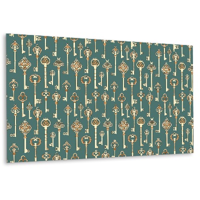 Dekoratívny nástenný panel motív kľúča