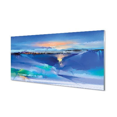 Obraz na skle Abstraktný pohľad na obrázok