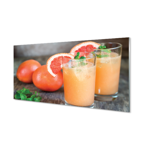 Sklenený obraz Grapefruitový koktail