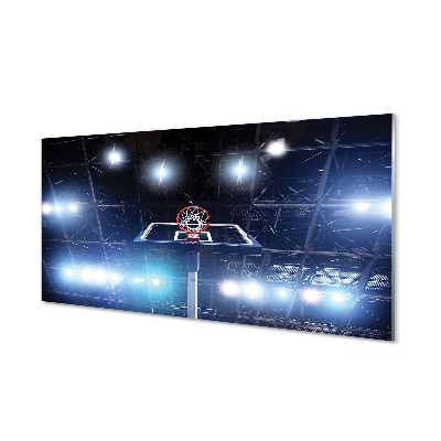 Sklenený obraz Basketbalový kôš svetlo