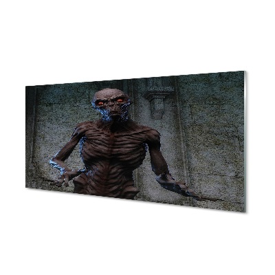 Skleneny obraz Strašidelná postava ruina