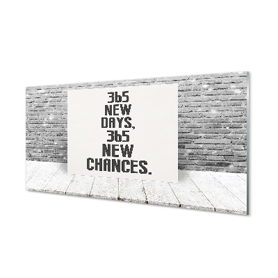 Skleneny obraz 365 nových dní