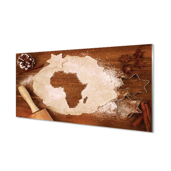 Obraz na skle Kuchynský koláč Afrika formy