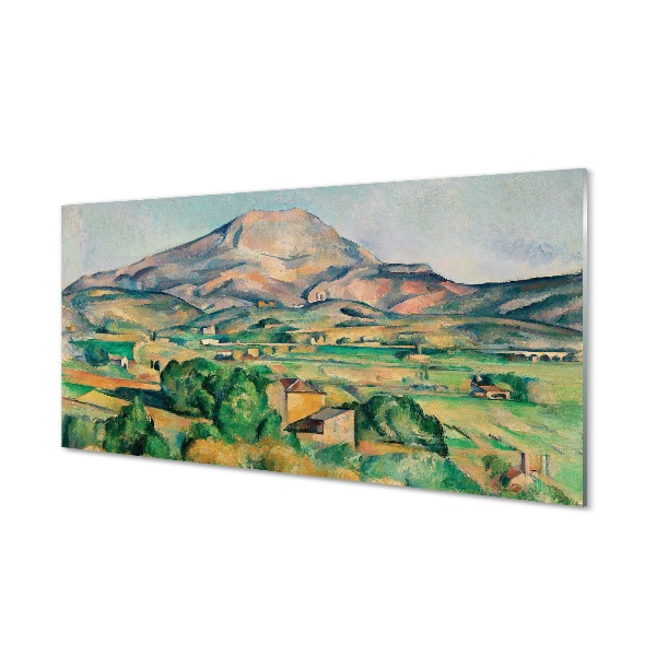 Skleneny obraz Paul Cézanne - Hora svätej Viktórie