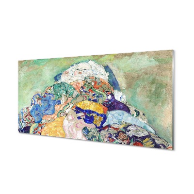 Obraz na skle Gustav Klimt - Dieťa (kolíska)