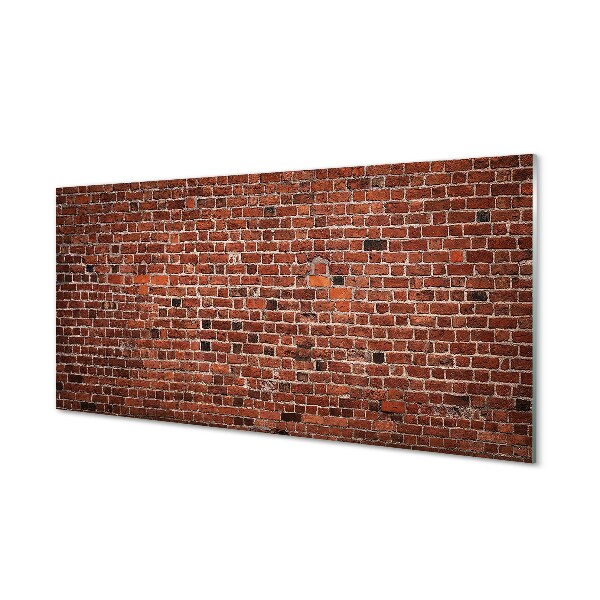 Sklenený obraz Stena z pálených tehál