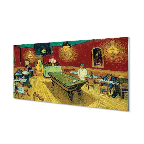 Skleneny obraz Vincent van Gogh - Nočná kaviareň