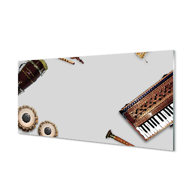 Obraz na skle Nástroje na bielom pozadí