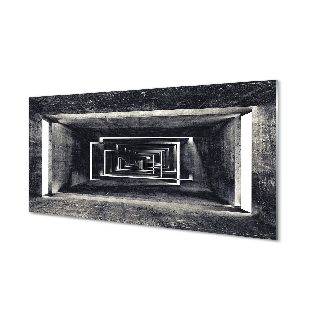 Skleneny obraz Cementový tunel