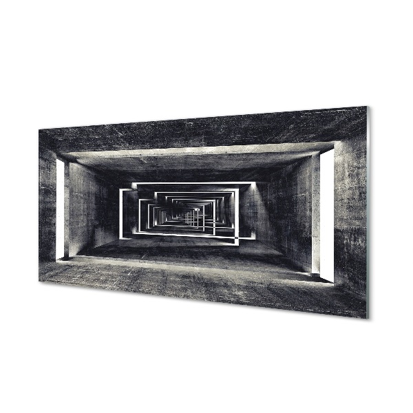 Skleneny obraz Cementový tunel