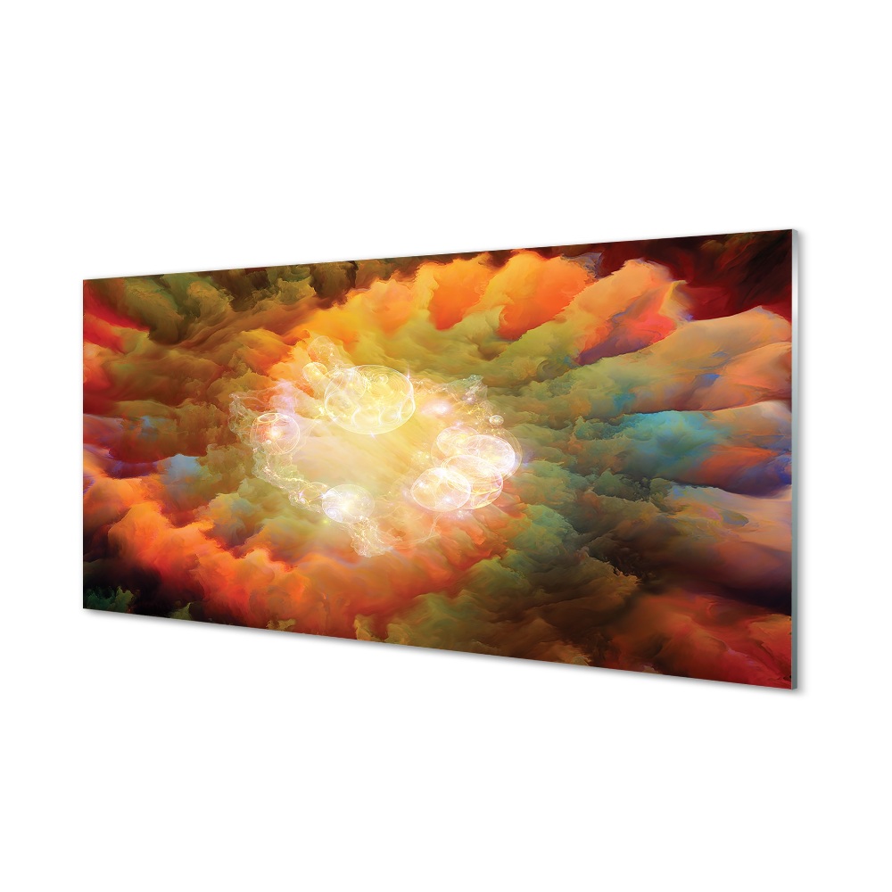 Sklenený obraz Abstraktná fraktálna špirála