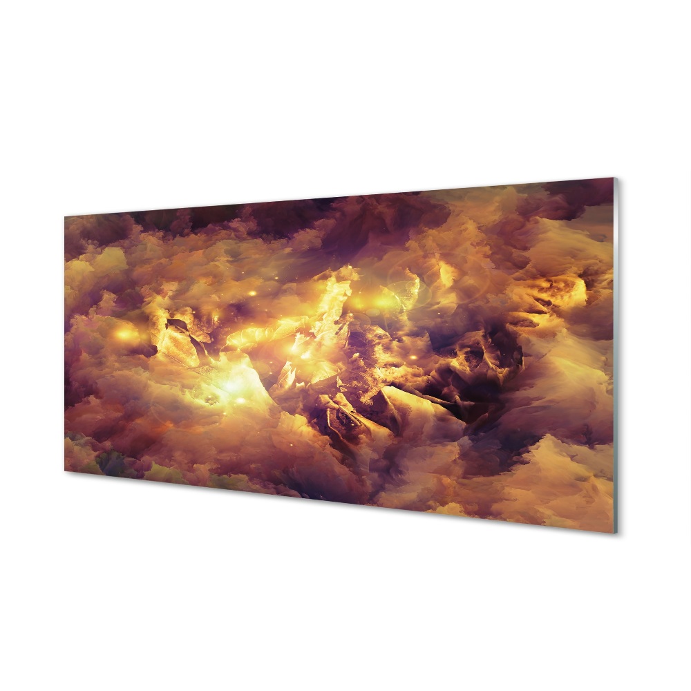 Obraz na skle Abstraktné vzory mrakov