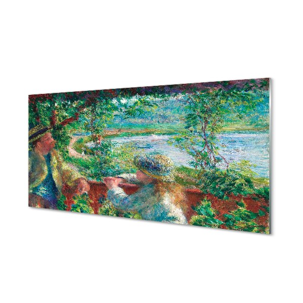 Obraz na skle Pierre Auguste Renoir - Pri vode