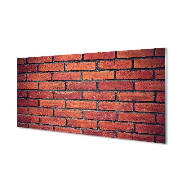 Sklenený obraz Obyčajný vzor tehál