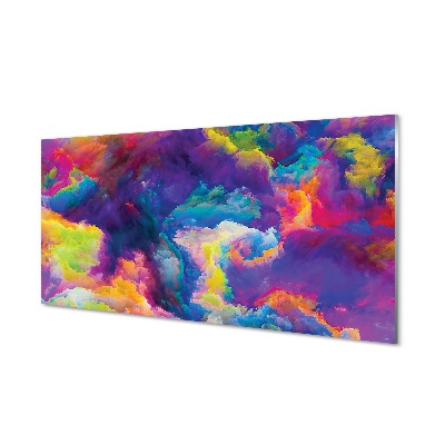 Skleneny obraz Dúhové nepravidelné mraky