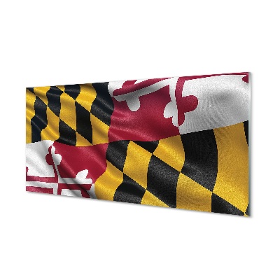 Skleneny obraz Vlajka štátu Maryland