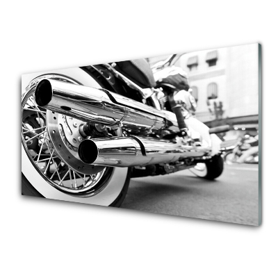 Skleneny obraz Motocykel