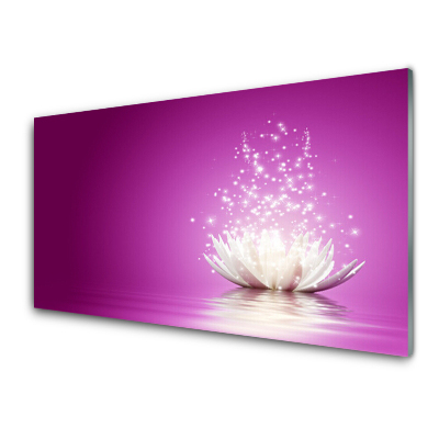Sklenený obraz Lotosový kvet