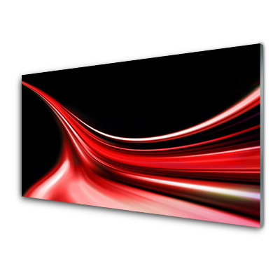 Obraz na skle Abstraktné línie Umenie