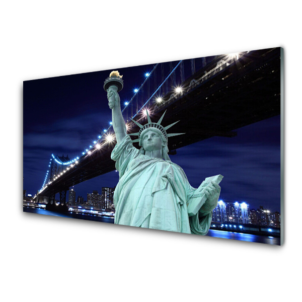 Skleneny obraz Socha slobody New York