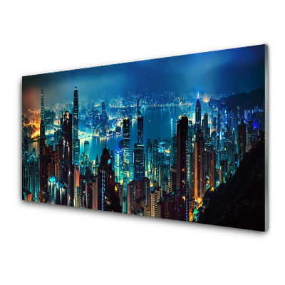 Obraz na skle Metropola Mrakodrapy