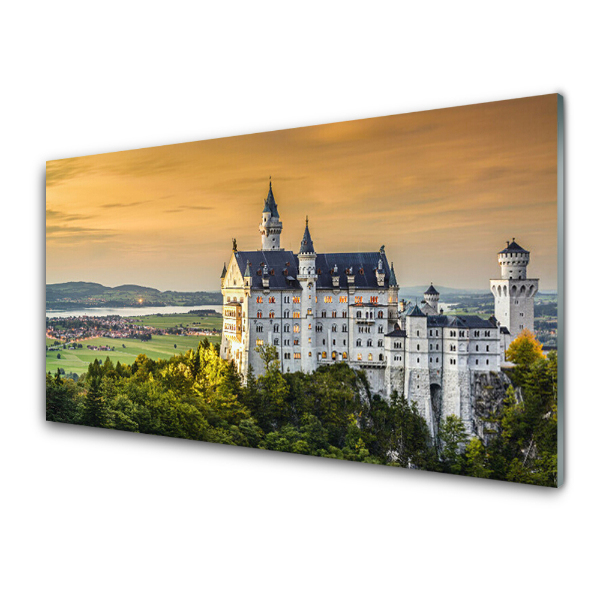 Obraz na skle Zámok Neuschwanstein