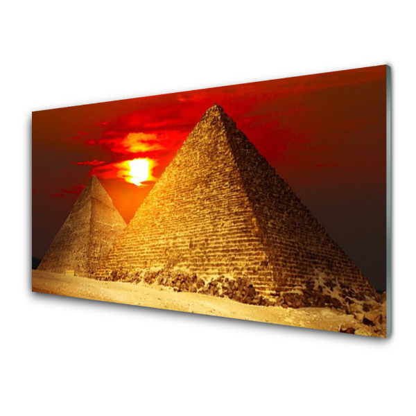Skleneny obraz Pyramídy Architektúra Západ